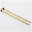 KnitPro - Straight Single Point Knitting Needles - Bamboo 33cm x 6.00mm